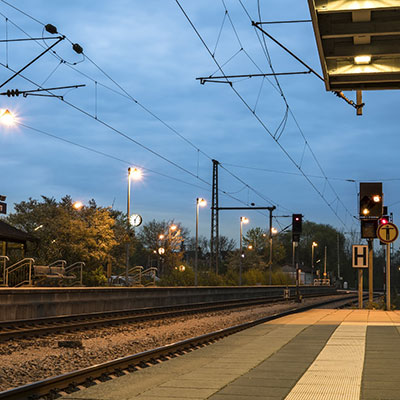 Solution d’éclairage dans les gares