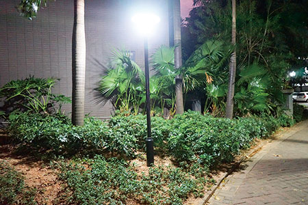 Solution d’éclairage pour les jardins